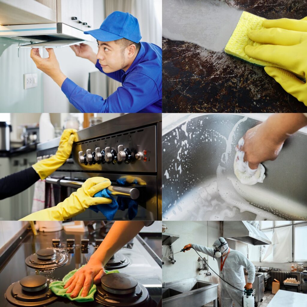 kitchen deep cleaning service by fixinguru singapore