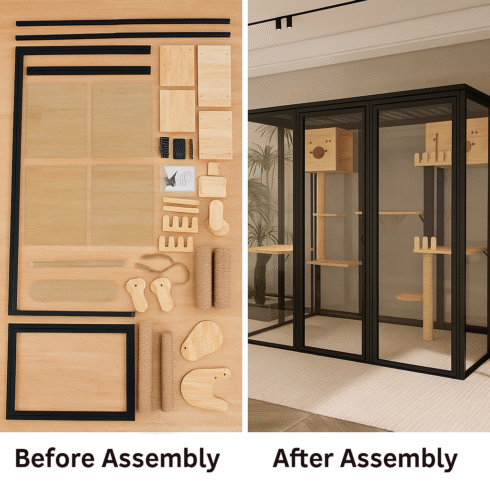cat enclosure assembly by fixinguru
