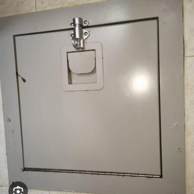 rubbish chute latch installation fixinguru sg